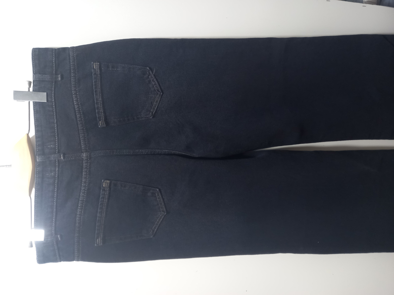 شلوار جین  نیم بگ زنانه  ZARA |   کد  BSA-001 | رنگ آبی سرمه ای  تینت  بنفش