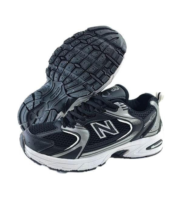 کفش اسپرت زنانه و پسرانه مدل نیوبالانس 530 new balance مشکی سفید