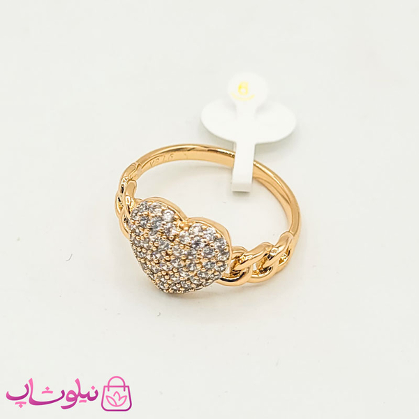 خرید  انگشتر زنانه ژوپینگ کارتیه طرح قلب 