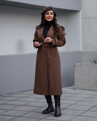 خرید بارانی بلند مدل دینا