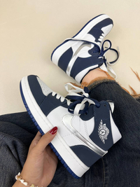 کتانی ونس ساقدار زنانه جردن وان مدل فرانسه jordan 1 nike france کد 912